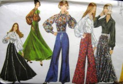5310 WOODSTOCK BLOUSE,FLARE SKIRT,BELL BOTTOM PANTS PATTERN 12